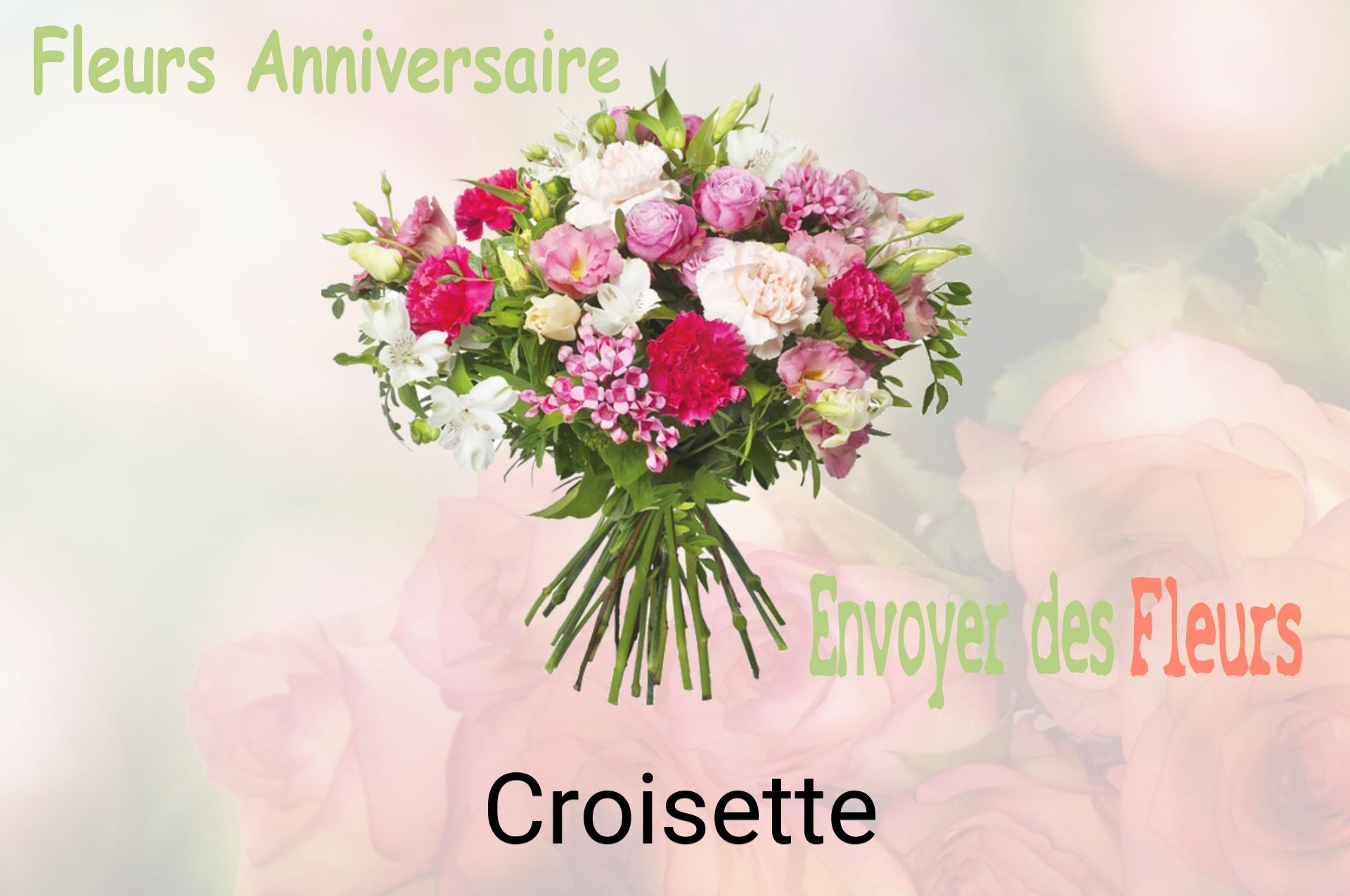 Bouquet de fleurs d’anniversaire livré à Croisette