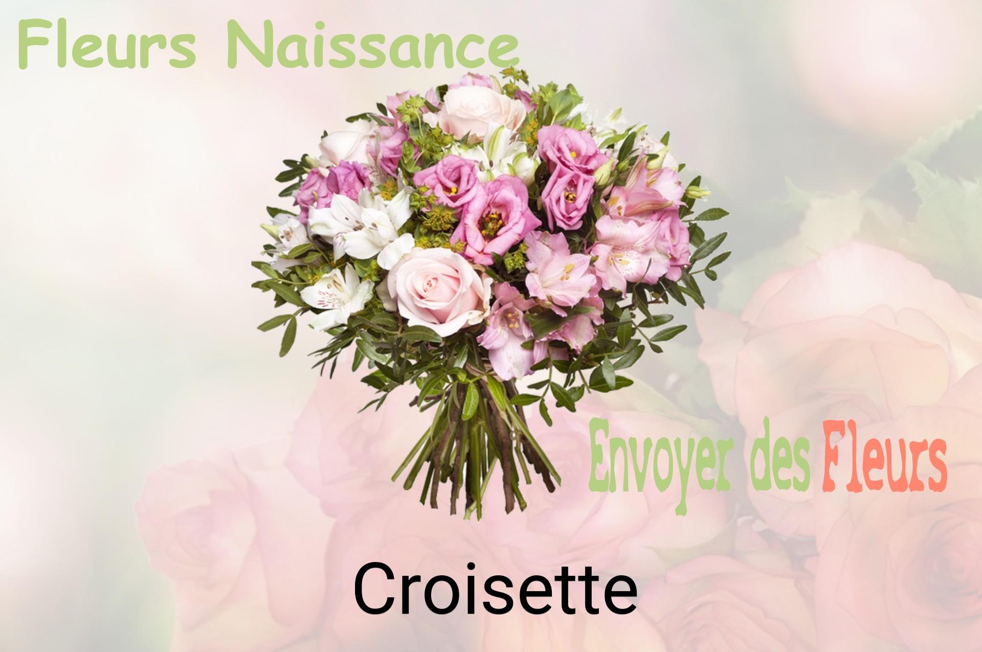Bouquet de fleurs de naissance livré à Croisette