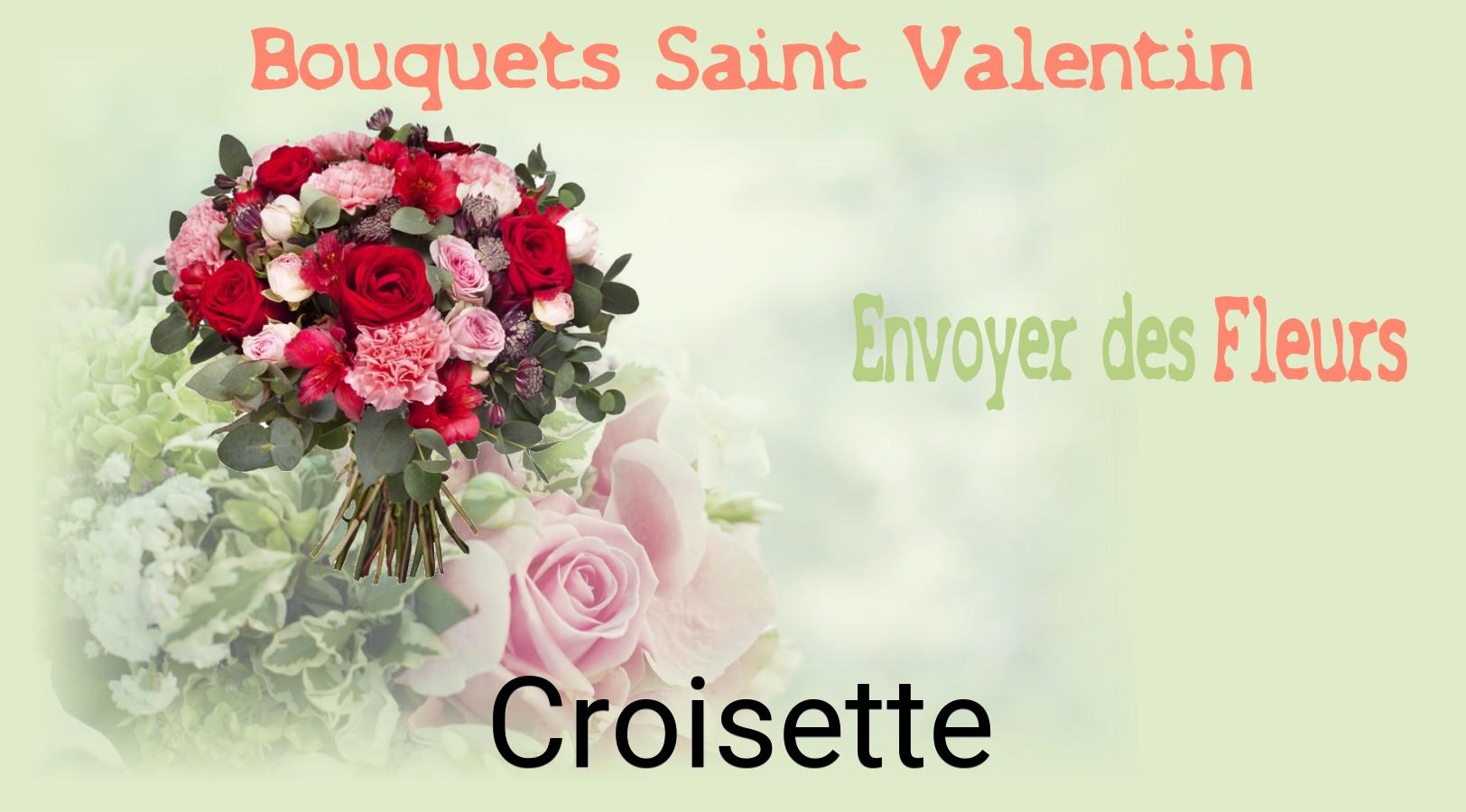 Roses de Saint-Valentin livrées à Croisette